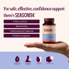 SEASON34 Menopause Urinary Support for Women 40+ | Urgency, Frequency & Hydration Balance | with D-Mannose & 48mg PAC Cranberry | Hormone-Free