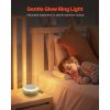 Sound Machine, 20 Soothing Sleep Sounds, 4-in-1 Hangable White Noise Sound Machine with Auto-Off Timer, Soft Ring Light