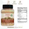 Pride of India – 7 oz Ginger Minced Whole – Gourmet Spice – Rich in Antioxidant – Potent Flavor - Great for Adding Flavor to Stir Fries & Sauces – Eas