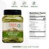 Pride Of India- Natural Curry Leaf Powder Ground - 7 oz (Half Pound) Resealable Pouch - Authentic Indian Spice Blend - Used in Soups, Stews